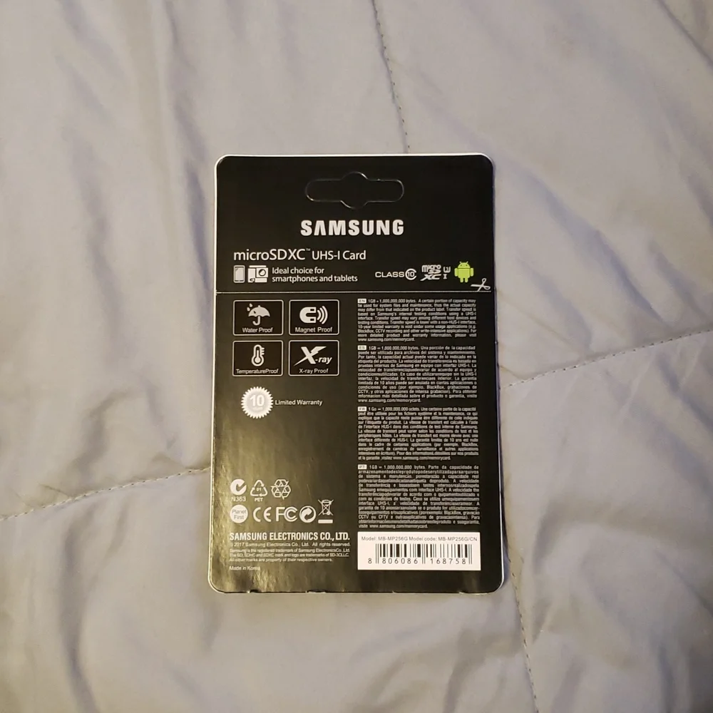Samsung Evo Plus 256Gb Memory card